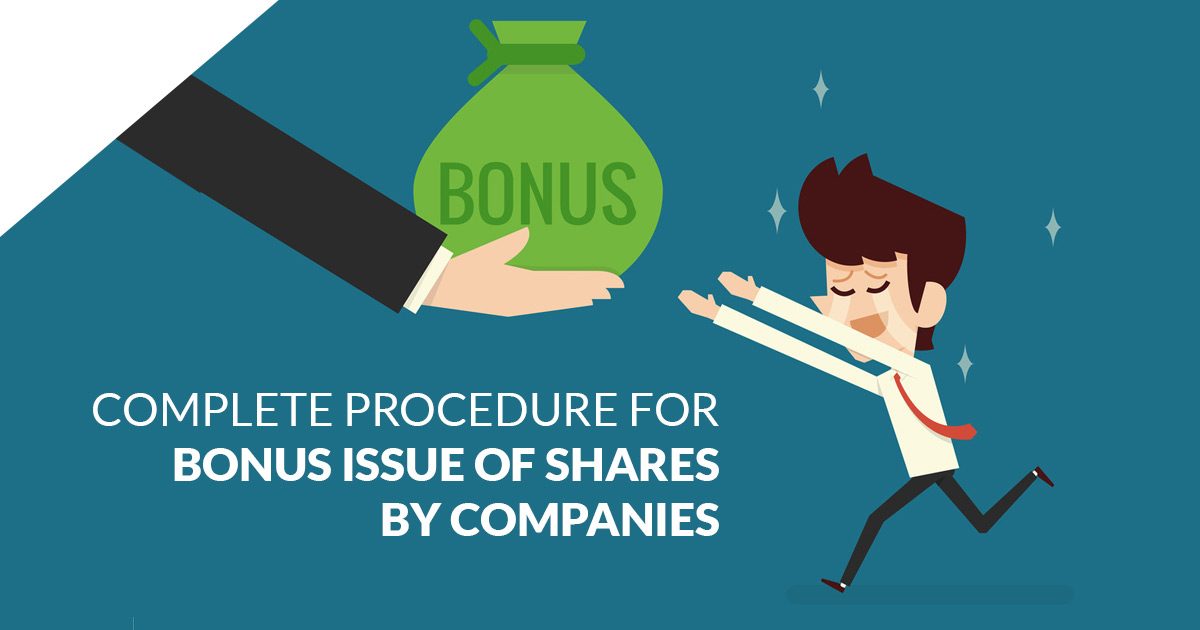 Procedure For Bonus Issue Of Shares By Companies | SAG RTA