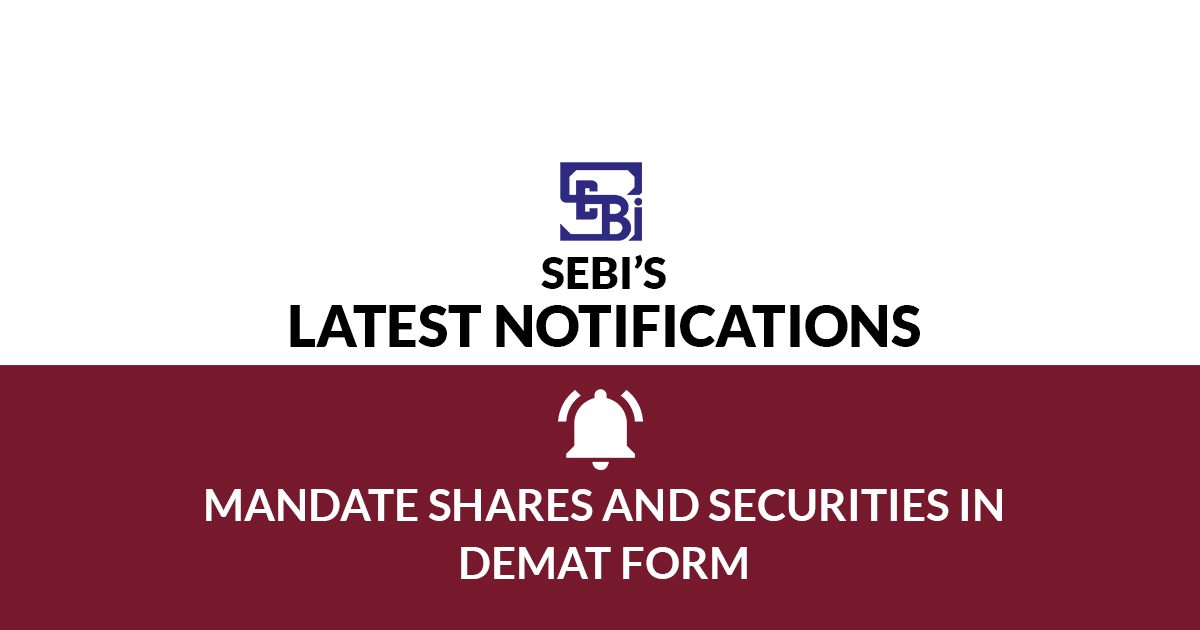 Shares and Securities in Demat Form