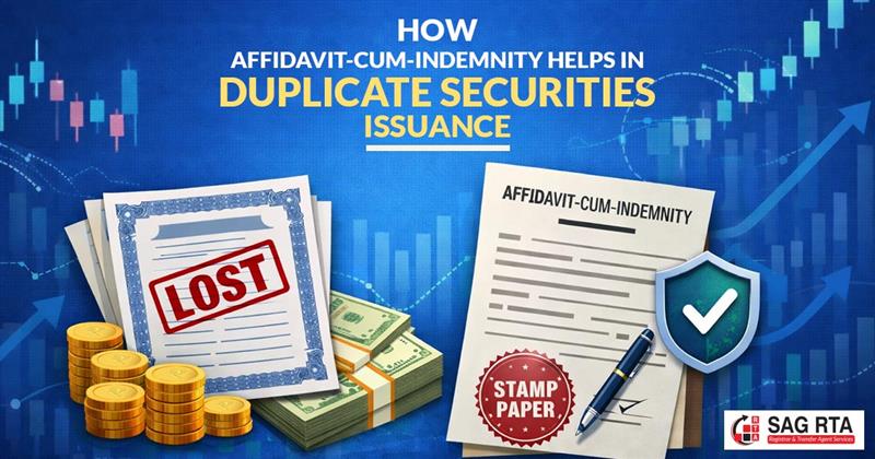 How Affidavit-cum-Indemnity Helps in Duplicate Securities Issuance