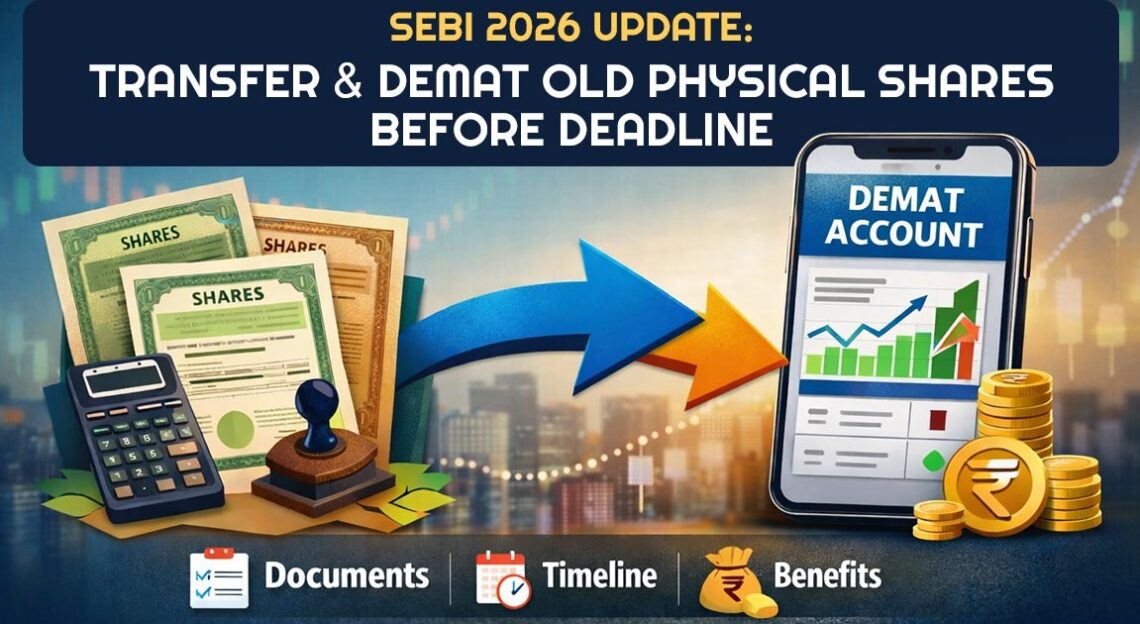 SEBI Special Window 2026: Transfer & Demat of Physical Shares Guide SEBI 2026 Update: Transfer & Demat Old Physical Shares Before Deadline