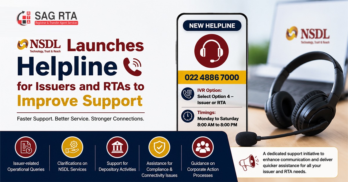 NSDL Launches Helpline for Issuers and RTAs to Improve Support
